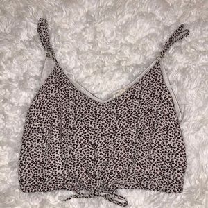 Cheetah crop top